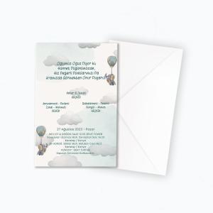 Beyaz Zarflı Davetiyeler